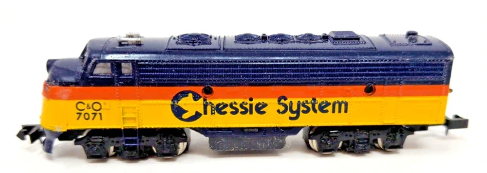 Bachmann Chessie System Diesel Locomotive C & O #7071 Ho Scale Not Tested No Box